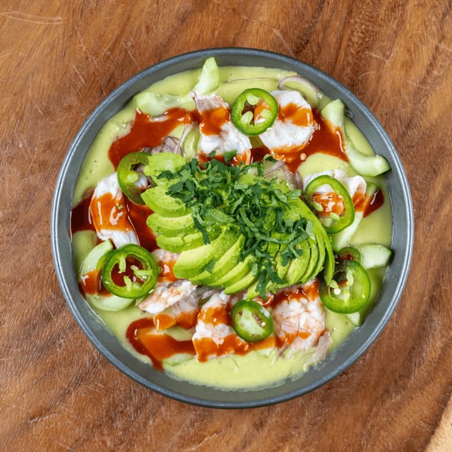 Aguachile & Chips.