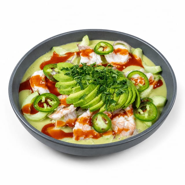 Aguachile & Chips.